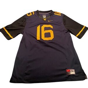 WEST VIRGINIA MOUNTAINEERS Authentic Nike #16 JERSEY Men’s Large
